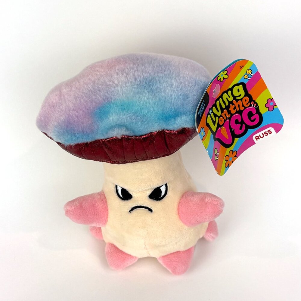 Living On The Veg #11 Grimsby Blue Top Plush Mushroom 2022 Fun Guy/Russ Series 1 - Picture 2 of 16